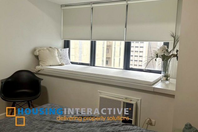 for lease: fully furnished 1br at escala salcedo, makati