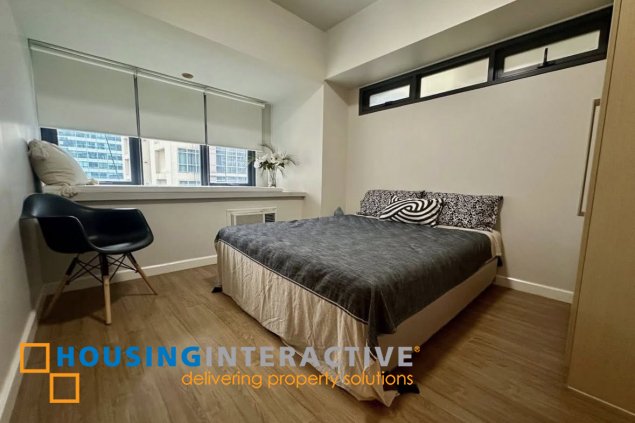 for lease: fully furnished 1br at escala salcedo, makati
