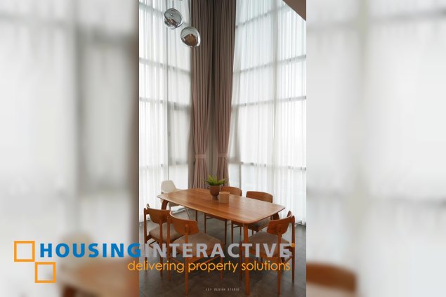 for lease / for sale: luxury loft-type condo at one serendra east tower, bgc