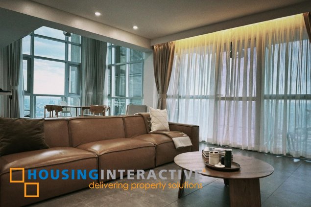 for lease / for sale: luxury loft-type condo at one serendra east tower, bgc