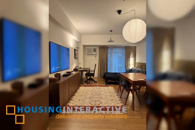 semi-furnished studio unit for sale in verve residences