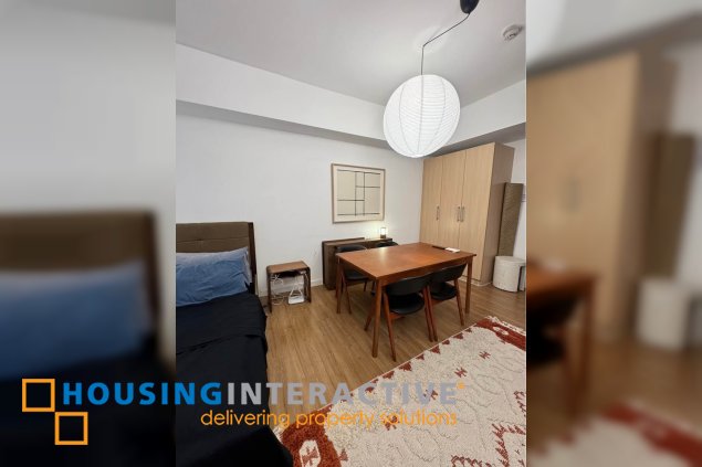 semi-furnished studio unit for sale in verve residences
