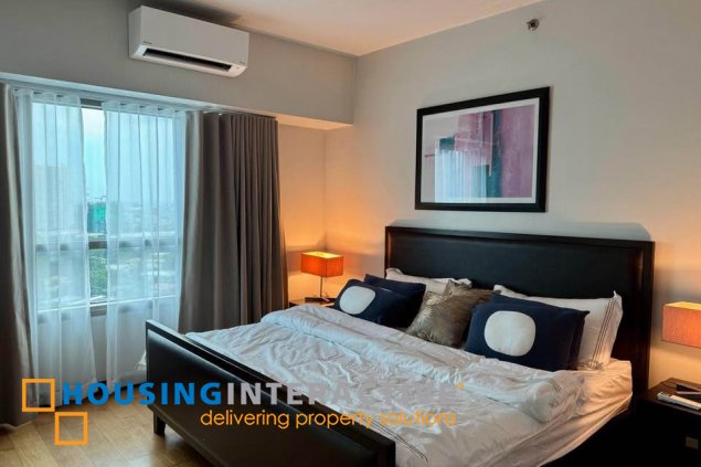 fully furnished 2br unit with parking for sale in the residences at greenbelt
