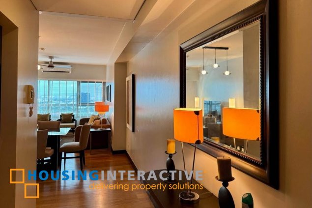 fully furnished 2br unit with parking for sale in the residences at greenbelt