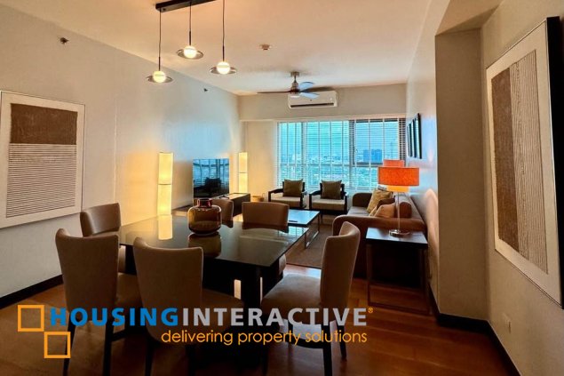 fully furnished 2br unit with parking for sale in the residences at greenbelt