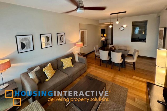 fully furnished 2br unit with parking for sale in the residences at greenbelt