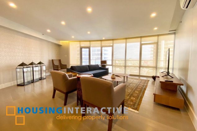 bare 3br unit with parking for sale in proscenium at rockwell