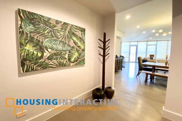 bare 3br unit with parking for sale in proscenium at rockwell