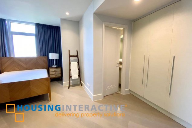 bare 3br unit with parking for sale in proscenium at rockwell