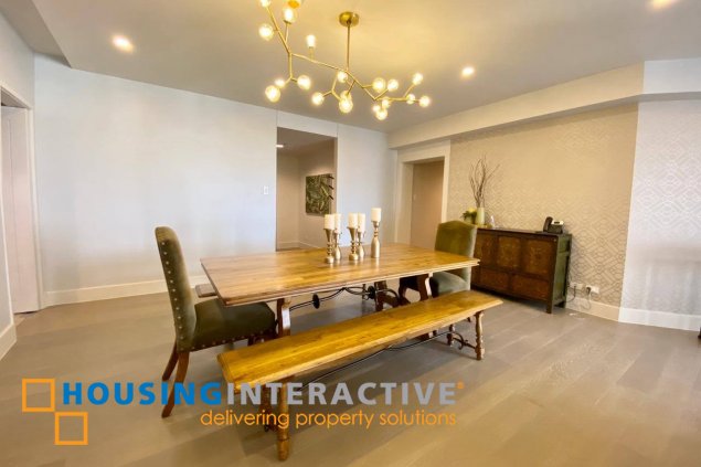 bare 3br unit with parking for sale in proscenium at rockwell