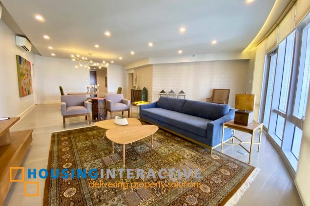 bare 3br unit with parking for sale in proscenium at rockwell