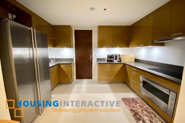 bare 3br unit with parking for sale in proscenium at rockwell