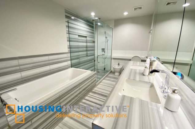 bare 3br unit with parking for sale in proscenium at rockwell