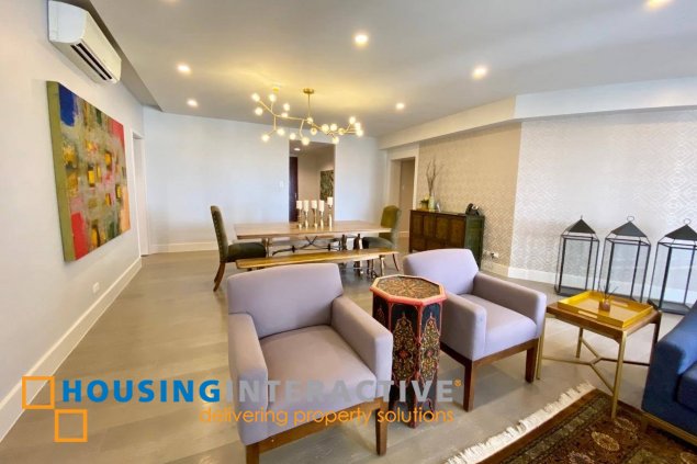 bare 3br unit with parking for sale in proscenium at rockwell