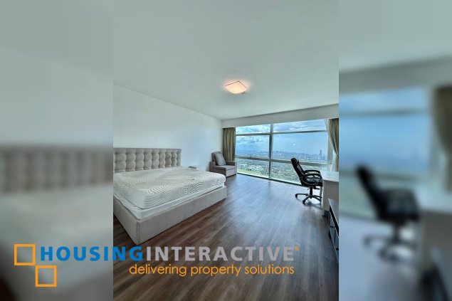 3 bedroom golf view unit for lease/rent in pacific plaza towers bgc