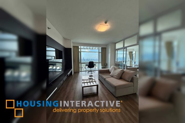 3 bedroom golf view unit for lease/rent in pacific plaza towers bgc