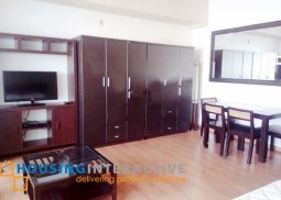 fully furnished studio condo unit for rent in mandaluyong