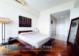 nicely interiored  studio condo unit for sale at the manansala tower makati