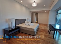 timeless fully furnished 2-bedroom unit with balcony for rent in one penn place