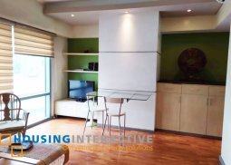 fully furnished 1br condo unit for rent at the one legaspi park makati