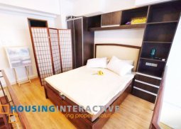 one bedroom loft type condo unit for rent at the eton parkview greenbelt makati