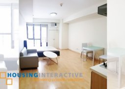 semi furnished studio condo unit for rent in makati