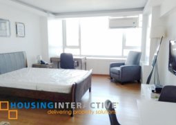 fully furnished studio condo unit for rent in mandaluyong