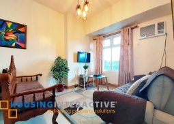 fully furnished 1br condo unit for rent at the trion towers bgc