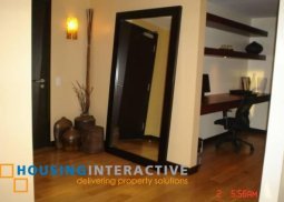 a combined traditional and modern designed 2-bedroom unit in makati