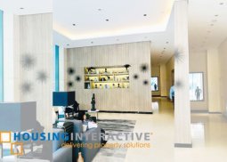 fully furnished 1 bedroom unit for rent at the one uptown residences