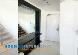 newly renovated 2br loft type condo unit for sale/rent at the west one rockwell makati