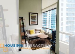 fully furnished 1 bedroom loft for rent at the bellagio iii taguig