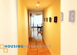 a semi furnished 3br condo unit for rent at one mckinley place, bgc