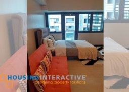 a fully furnished and brand new studio type condo unit for rent at salcedo skysuites, makati