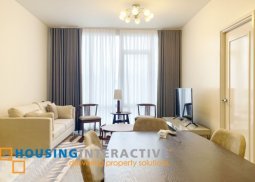 fully furnished 2 bedroom unit for rent at the proscenium at rockwell, makati