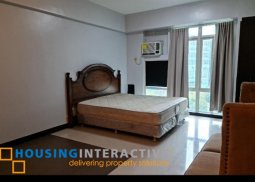 fully furnished studio unit for sale at the stamford executive residences taguig