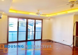 semi-furnished 3br house for rent at san miguel village, makati city