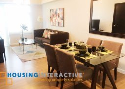 fully furnished 1br condo unit for rent at two serendra
