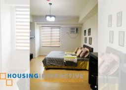 fully furnished studio unit for rent at the grove by rockwell pasig