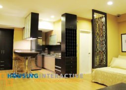 fully furnished studio unit for rent at st. francis shangri-la place mandaluyong