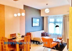 fully furnished 1 bedroom unit for sale at the trion towers