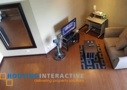 fully furnished 1br loft type for sale at the gramercy residences