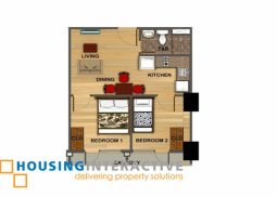 modern 2br for rent at acqua private residences