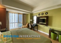fully furnished studio unit for sale at the somerset millenium makati