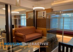 modern and interiored studio unit for rent at two serendra