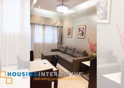 fully furnished 2 bedroom unit for rent at the central park west