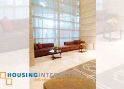 fully furnished 3 br unit for sale at two roxas triangle