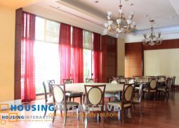 rustic 3br condo unit for rent at the shang grand, makati
