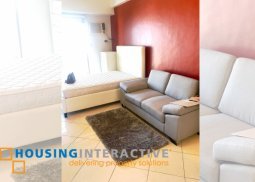 fully furnished studio unit for rent at paseo parkview suites