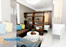 fully furnished studio unit for sale at south of market taguig